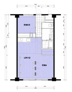 神奈川県横浜市港北区綱島西5【マンション】の間取り