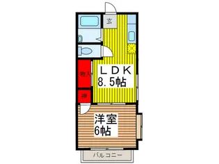 ベルハイツ【2階】の間取り