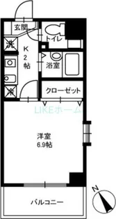 ミリアビタNO.13【1階】の間取り