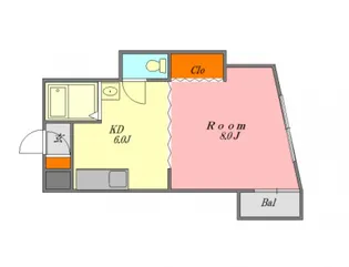 広島県広島市中区大手町5【マンション】の間取り