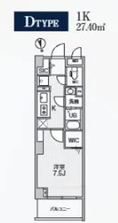 Alivis中野【2階】の間取り