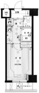 グランド・ガーラ幡ヶ谷West【10階】の間取り