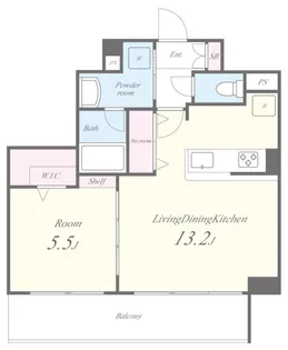 Nouvelle maison yamayaII(ヌーベルメゾンヤマヤ【7階】の間取り