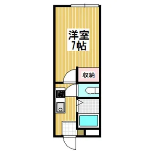 早川ハイツ【1階】の間取り