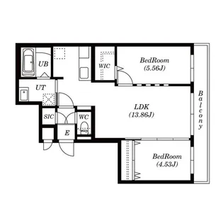 La vie belle (ラ ヴィ ベール)【2階】の間取り