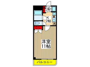 シグマ朝志ヶ丘ハイツ【3階】の間取り