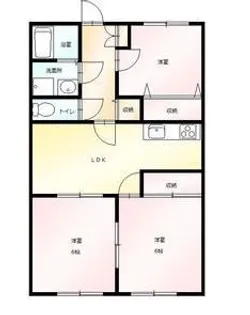 ラーククレストNOMURA【1階】の間取り