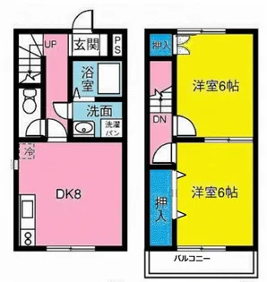 DUPLEX国王353の間取り