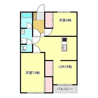 ピュアハイツ【1階】の間取り