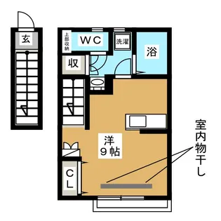 コート中湖ときわ台【2階】の間取り