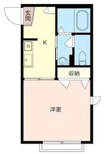 プランドールK【1階】の間取り