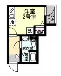 ベイルーム妙蓮寺【1階】の間取り