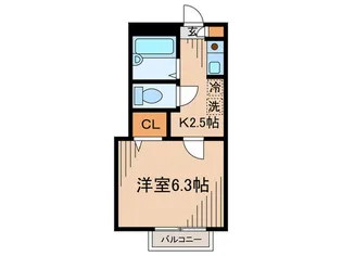 サンハイツ【2階】の間取り