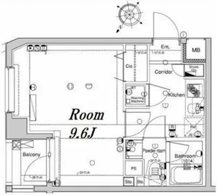 L-FLAT板橋【3階】の間取り
