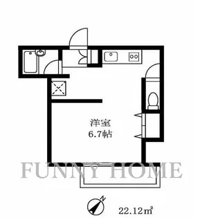 ハーモニーロコ【1階】の間取り