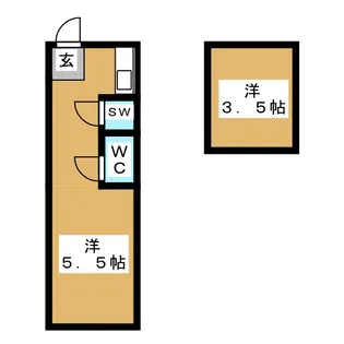 エクセル7【1階】の間取り