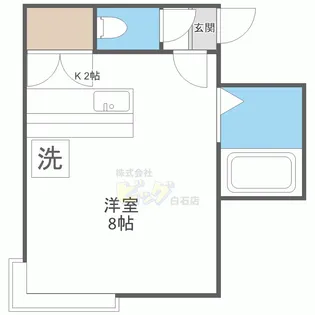 ロアール本通【2階】の間取り