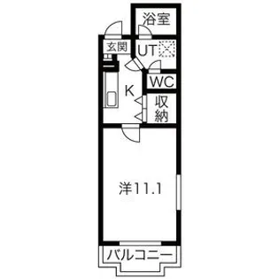 グランヴォワリエ【2階】の間取り