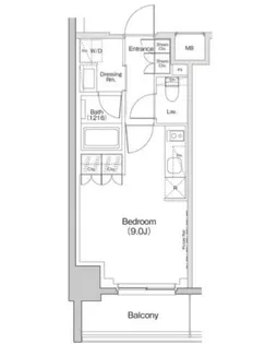 ザ・パークハビオ東長崎【7階】の間取り