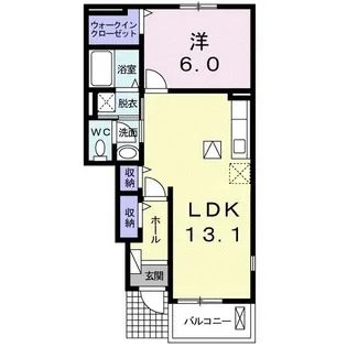 ルピナス【1階】の間取り