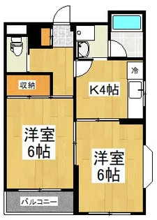 ブランシェ相模原【2階】の間取り