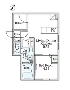 Maison de serenite大崎(メゾンドセレニテオオサキ)【2階】の間取り
