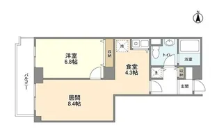 グランド・スポット【4階】の間取り