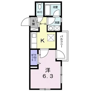 シャンベルテ【2階】の間取り