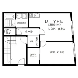 J-ARC曳舟【3階】の間取り