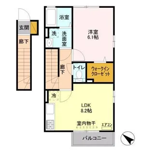 ラウレア【2階】の間取り