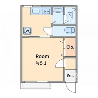 ヒカリハウス【1階】の間取り