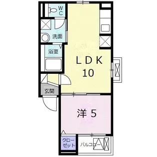 プリマヴェリーナ【4階】の間取り