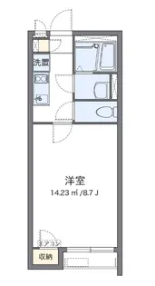 クレイノ優【2階】の間取り