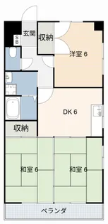 マンション豊泉【3階】の間取り