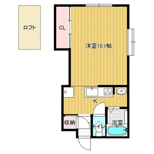 パステル14番館【2階】の間取り