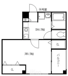 SHAMON東山【3階】の間取り