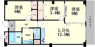 第18柴田ビル【9階】の間取り