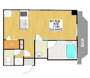 金太郎ヒルズ27 203【3階】の間取り