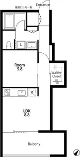 HANEGI TERRACE【3階】の間取り