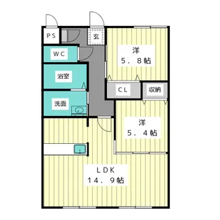 Fa-in (ファイン)【2階】の間取り