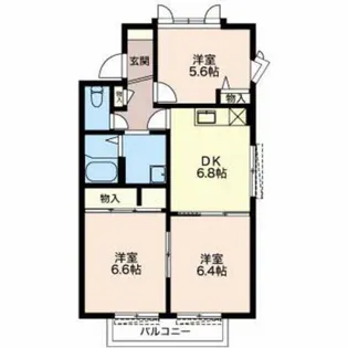 Caprice sud【1階】の間取り