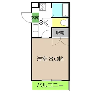 ユニハウス【1階】の間取り