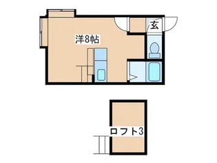 アリエル水車町【2階】の間取り