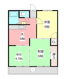 ニューハイツ【1階】の間取り