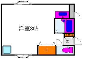 レジデンスICHIKAWA【2階】の間取り