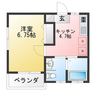 Park Nakahara【2階】の間取り