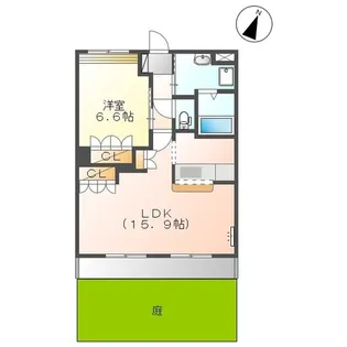 ルミナスハイム【1階】の間取り