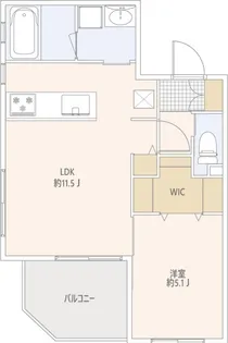 GranDuo下北沢VIII【4階】の間取り