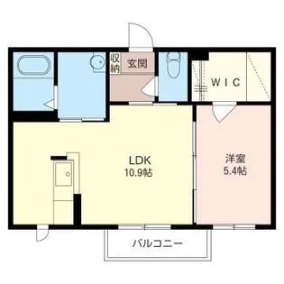 ヴィラ・リーリエ【2階】の間取り