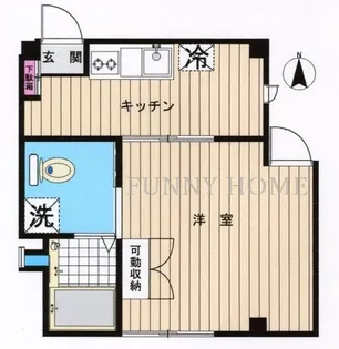 サンフラワー上北沢【1階】の間取り
